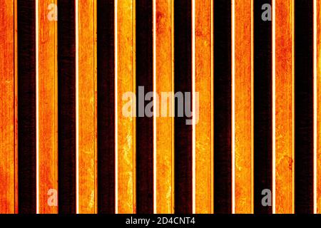 Orange or copper colored vertical lines texture for background Stock Photo