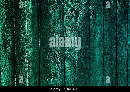 Abstract teal or petrol wooden casing texture of a concrete wall for background Stock Photo