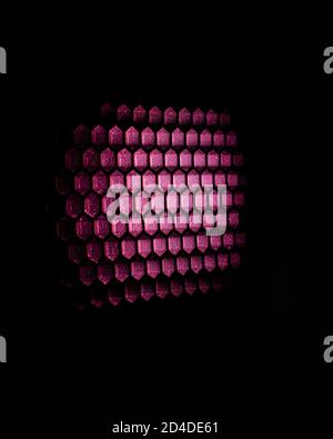 A pattern captured using a color flash light Stock Photo