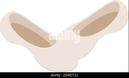 Dance shoes icon, isometric style Stock Vector