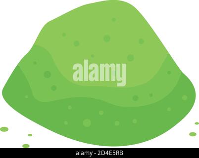Rosemary powder icon, isometric style Stock Vector
