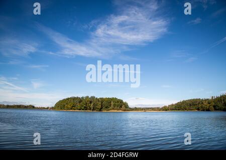 Czech Republic South Bohemia Trebon Rybnik Rozmberk The Largest Pond In Central Europe Designed By Jakub Krcin Stock Photo Alamy