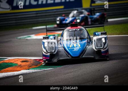 Monza, Italy, Italy. 09th Oct, 2020. 31 Canal Julien (fra), Jamin Nicolas (fra), Stevens Will (gbr), Panis Racing, Oreca 07 Gibson, action during the 2020 4 Hours of Monza, 4th round of the 2020 European Le Mans Series, from October 9 to 11, 2020 on the Autodromo Nazionale di Monza, Italy - Photo Thomas Fenetre/DPPI Credit: LM/DPPI/Thomas Fenetre/Alamy Live News Stock Photo