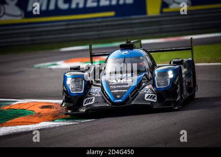 Monza, Italy, Italy. 09th Oct, 2020. 30 Gommendy Tristan (fra), Hirschi Jonathan (che), Tereschenko Konstantin (rus), Duqueine Team, Oreca 07 Gibson, action during the 2020 4 Hours of Monza, 4th round of the 2020 European Le Mans Series, from October 9 to 11, 2020 on the Autodromo Nazionale di Monza, Italy - Photo Thomas Fenetre/DPPI Credit: LM/DPPI/Thomas Fenetre/Alamy Live News Stock Photo