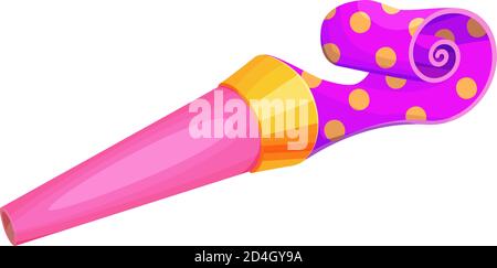 Birthday party whistle Stock Vector