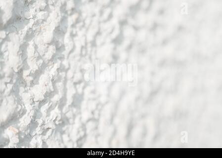 White spanish rough wall facade close-up Stock Photo
