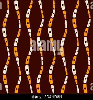 Abstract seamless pattern. Organic shapes. Regularly repeating structure of natural forms. Stylish texture. Smooth shapes. Vector. Stock Vector