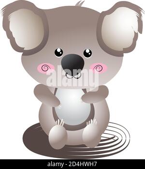 Cartoon of a koala Stock Vector