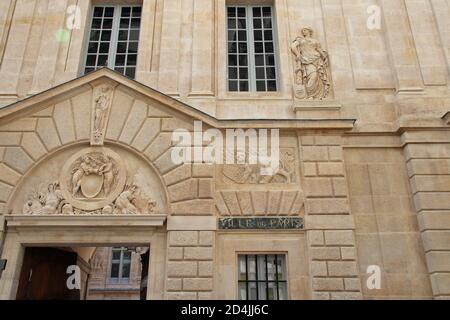 carnavalet museum in paris (france) Stock Photo