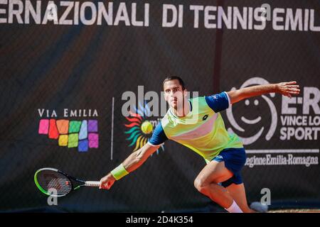Parma, Italy. 09th Oct, 2020. Laslo Djere during ATP Challenger 125 - Internazionali Emilia Romagna, Tennis Internationals in parma, Italy, October 09 2020 Credit: Independent Photo Agency/Alamy Live News Stock Photo