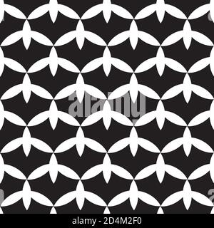 Seamless pattern with white ellipses Stock Vector