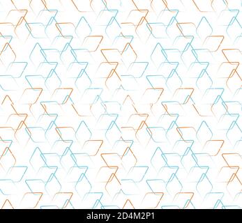 Seamless pattern with colored rhombuses Stock Vector