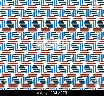 Colored seamless pattern with ellipse Stock Vector