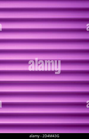 Abstract striped background with horizontal stripes, pink metal pattern, purple lines texture, seamless wallpaper design, bright decoration element. S Stock Photo