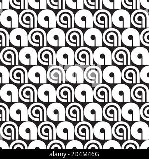 Seamless background with white letter a Stock Vector