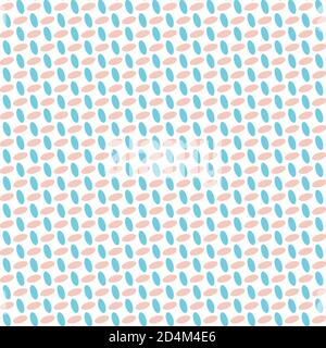 Seamless texture with oblique colored ellipses Stock Vector