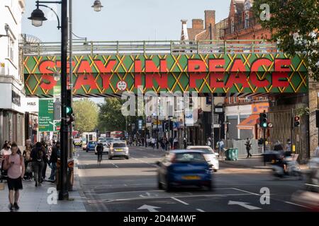 Brixton Bridge on the 17th September 2020 in Brixton in the United Kingdom. Photo by Sam Mellish Stock Photo