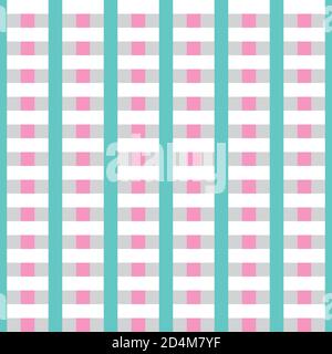 Pattern with interlacing black and red bands Stock Vector