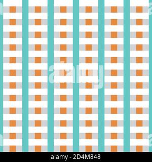 Pattern with interlacing black and green bands Stock Vector