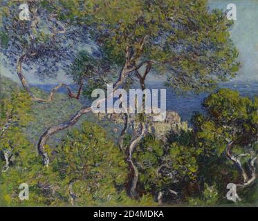 19th Century Art -  Bordighera ; Date:  1884 - - Claude Monet- French; 1840-1926 Stock Photo