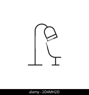 vintage hair dryer icon element of barbershop icon for mobile concept and web apps. Thin line vintage hair dryer icon can be used for web and mobile Stock Vector