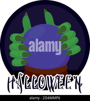 Isolated scary halloween holiday october icon- Vector Stock Vector