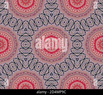 Colorful abstract kaleidoscope or endless pattern for background used. Stock Photo