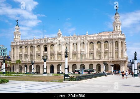 The Great Theater of Havana, home of the cuban national ballet Stock Photo