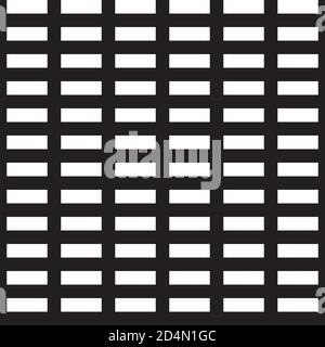 Pattern with interlacing black and white stripes Stock Vector