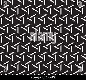 Seamless pattern with black segments Stock Vector