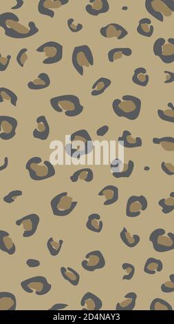 Vector of Leopard skin texture. Animal skin pattern background. Abstract illustration design Stock Vector
