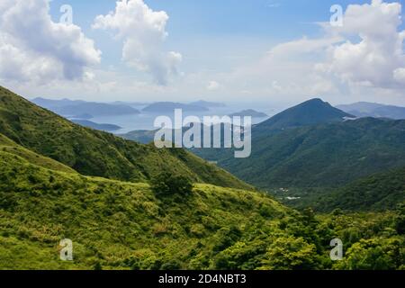 Hong Kong Landscape in New Territories Stock Photo