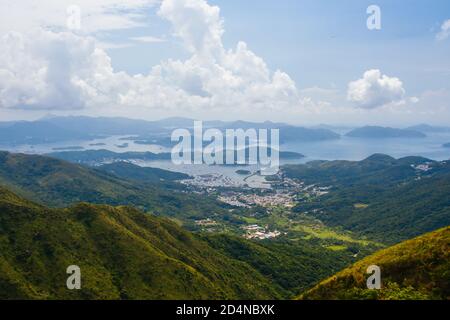 Hong Kong Landscape in New Territories Stock Photo