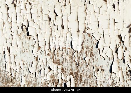 chipped paint on wood Stock Photo