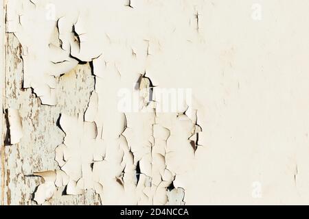 chipped paint on wood Stock Photo