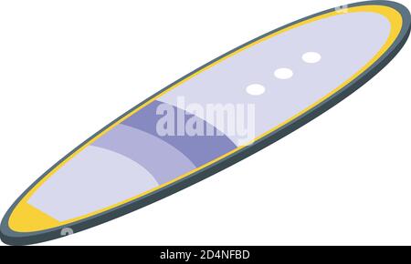 Sup board icon, isometric style Stock Vector
