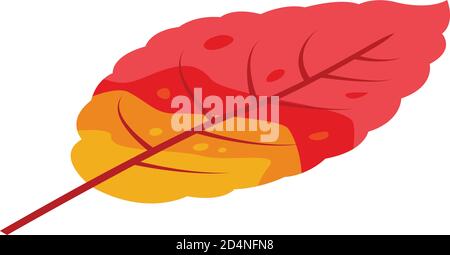 Tree autumn leaf icon, isometric style Stock Vector