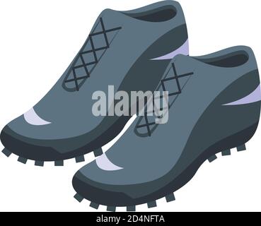 Football boots icon, isometric style Stock Vector