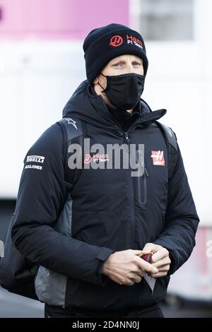 Nurburg, Germany. 10th Oct, 2020. Nurburgring, 10 Oct 2020, GROSJEAN Romain (fra), Haas F1 Team VF-20 Ferrari, portrait during the Formula 1 Aramco Grosser Preis Der Eifel 2020, Eifel Grand Prix, from October 9 to 11, 2020 on the N during Formula 1 Aramco Grosser Preis Der Eifel 2020, Eifel Grand Prix - Formula 1 Championship - Credit: LM Credit: LPS/ZUMA Wire/Alamy Live News Stock Photo