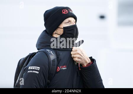 Nurburg, Germany. 10th Oct, 2020. Nurburgring, 10 Oct 2020, GROSJEAN Romain (fra), Haas F1 Team VF-20 Ferrari, portrait during the Formula 1 Aramco Grosser Preis Der Eifel 2020, Eifel Grand Prix, from October 9 to 11, 2020 on the N during Formula 1 Aramco Grosser Preis Der Eifel 2020, Eifel Grand Prix - Formula 1 Championship - Credit: LM Credit: LPS/ZUMA Wire/Alamy Live News Stock Photo