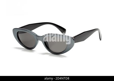 Glamorous women's sunglasses isolated on white background.