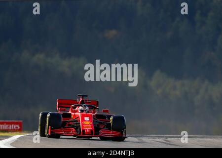 Nurburg, Germany. 10th Oct, 2020. Nurburgring, 10 Oct 2020, 05 VETTEL Sebastian (ger), Scuderia Ferrari SF1000, action during the Formula 1 Aramco Grosser Preis Der Eifel 2020, Eifel Grand Prix, from October 9 to 11, 2020 on the N.rburgring, in N.rburg, Germany - Photo Antonin Vincent DPPI during Formula 1 Aramco Grosser Preis Der Eifel 2020, Eifel Grand Prix - Formula 1 Championship - Credit: LM Credit: LPS/ZUMA Wire/Alamy Live News Stock Photo