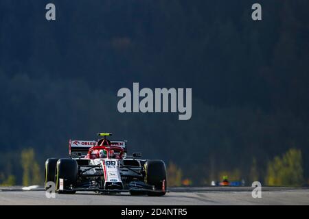 Nurburg, Germany. 10th Oct, 2020. Nurburgring, 10 Oct 2020, 99 GIOVINAZZI Antonio (ita), Alfa Romeo Racing ORLEN C39, action during the Formula 1 Aramco Grosser Preis Der Eifel 2020, Eifel Grand Prix, from October 9 to 11, 2020 on the N.rburgring, in N.rburg, Germany - Photo Antonin Vincent DPPI during Formula 1 Aramco Grosser Preis Der Eifel 2020, Eifel Grand Prix - Formula 1 Championship - Credit: LM Credit: LPS/ZUMA Wire/Alamy Live News Stock Photo