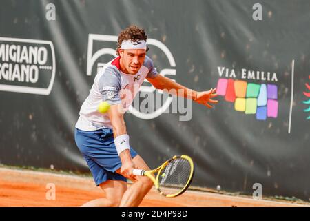 Parma, Italy. 9th Oct, 2020. parma, Italy, 09 Oct 2020, Marco Cecchinato during ATP Challenger 125 - Internazionali Emilia Romagna - Tennis Internationals - Credit: LM/Roberta Corradin Credit: Roberta Corradin/LPS/ZUMA Wire/Alamy Live News Stock Photo