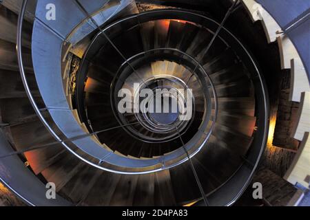 Famous Lighthouse Stairs Stock Photo