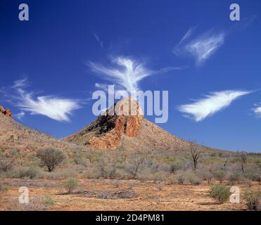 Australia. Northern Territory. Alice Springs region. West Macdonnell Ranges. Haasts Bluff. Stock Photo