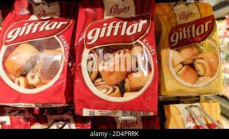 Cinnamon rolls Gifflar « Kanelbulle » Stock Photo