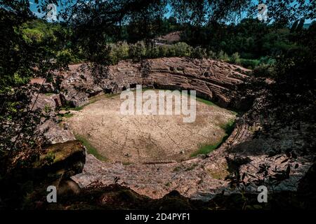 The Roman amphitheater of Sutri is a Roman archaeological monument ...