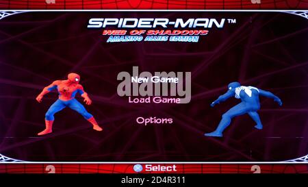 Spider-Man - Web of Shadows - Sony Playstation 2 PS2 - Editorial use only  Stock Photo - Alamy