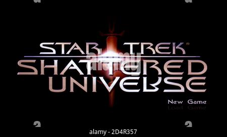 Star Trek - Shattered Universe - Sony Playstation 2 PS2 - Editorial use only Stock Photo